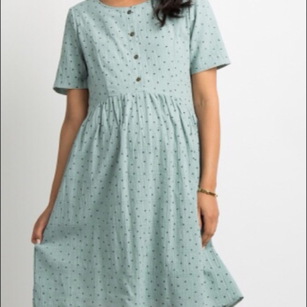 Sage summer dress